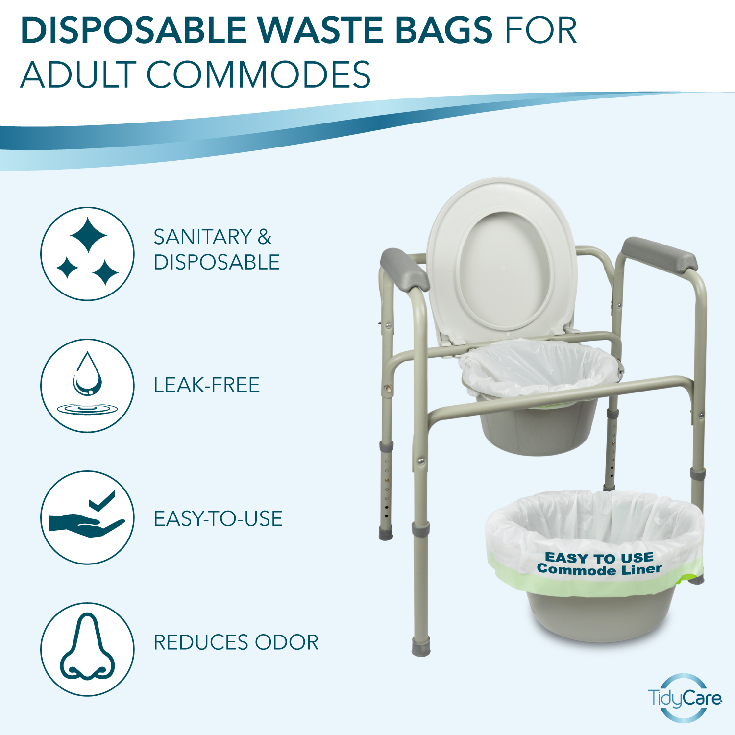 Disposable waste bags for portable toilets best sale