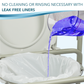 TidyCare Commode Liners for Bedside Portable Toilet Chair Bucket | Value Pack of Disposable Waste Bags for Adults | Universal Fit