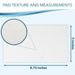 TidyCare Absorbent Commode Pads for Portable Bedside Toilet Chair Buckets and Bedpans | Value Pack of 40 | Disposable, Reduces Odor from Liquid Waste